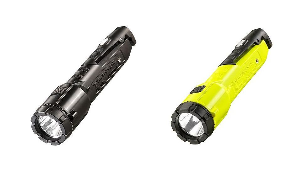 Streamlight Dualie Rechargeable Flashlight 12V DC Direct Wire, Box, Black, Yellow