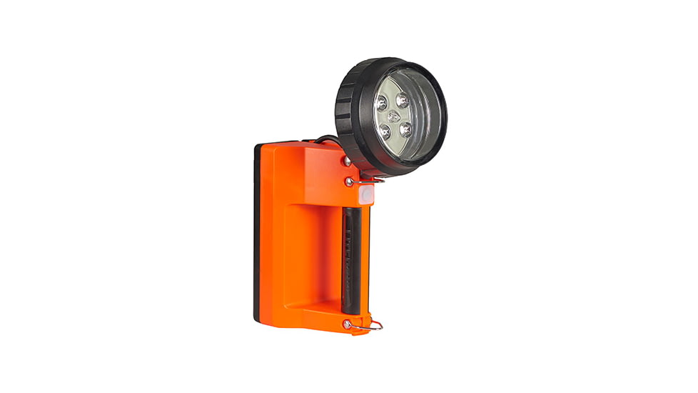 Streamlight E-Flood LiteBox 1,500 Lumen Rechargeable Lantern, 12V DC Vehicle Mount System with Direct Wire Rack and Shoulder Strap, Orange, 45805