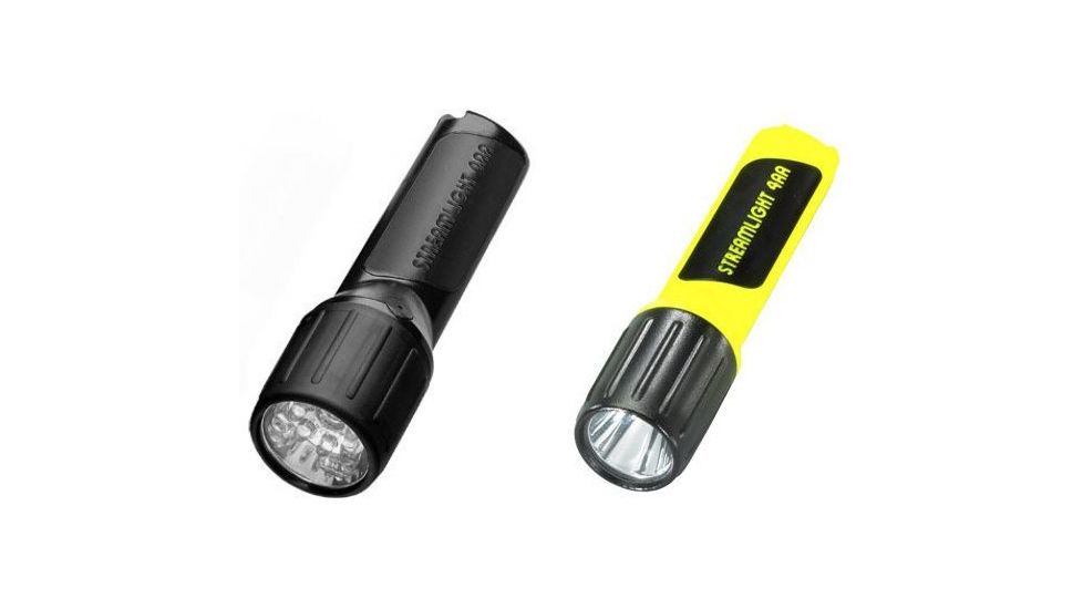 Streamlight Propolymer 4AA Luxeon Division 1 Flashlight, Black, Yellow