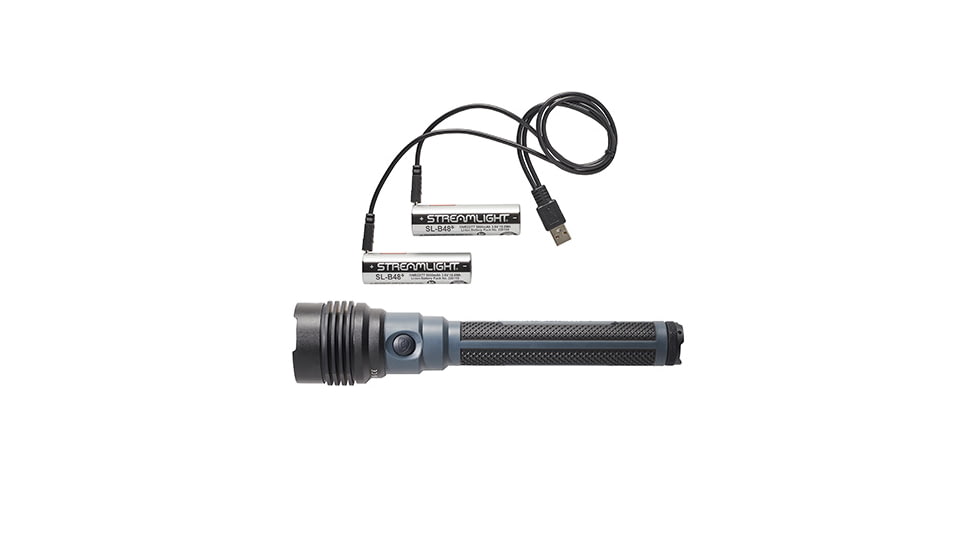 Streamlight ProTac HL 6 LED Flashlight, Rechargeable Li-Ion, White, 5300 Lumen, Gray, 88132