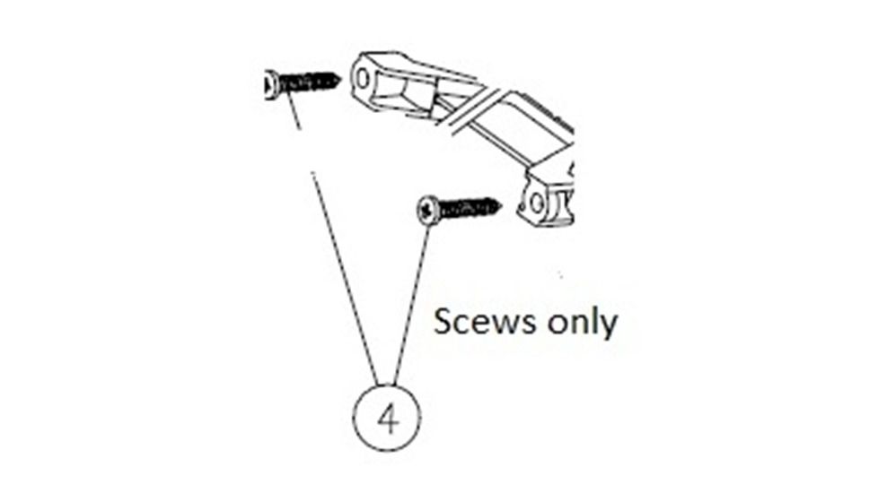 Streamlight Screw, 10-16 X 1 Hi-Lo - Fire Vulcan LED 440023