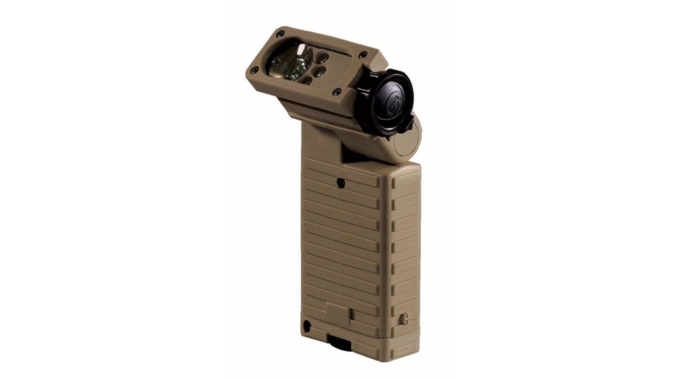 Streamlight Sidewinder Aviation Coyote Tan Flashlight, Boxed, w/Batteries - White C4, Green, Blue, IR LEDs