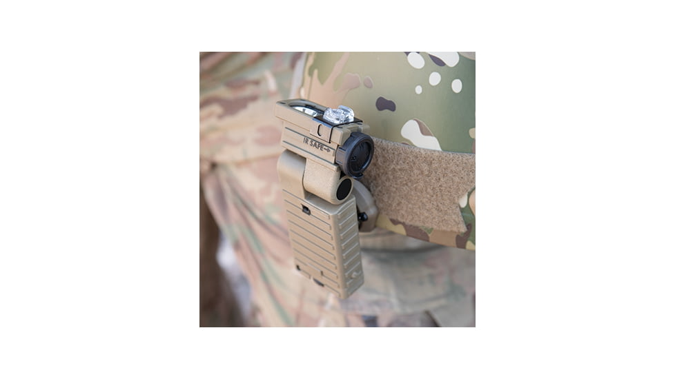 Streamlight Sidewinder LED Hands Free Flashlight, Military Model, White, Red, Blue, IR LEDs, Clam, Coyote, 14072