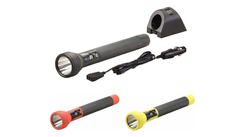 Streamlight SL-20LP Full Size Rechargeable LED Flashlight, Black, Orange, Yellow
