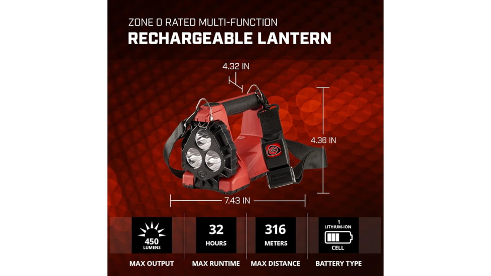 Streamlight VULCAN 180 HAZ-LO STNDRD SYSTEM - ORNG EC50C340