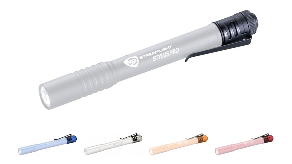 Streamlight Tailcap Stylus, Black, Blue, Clear, Gold, Red