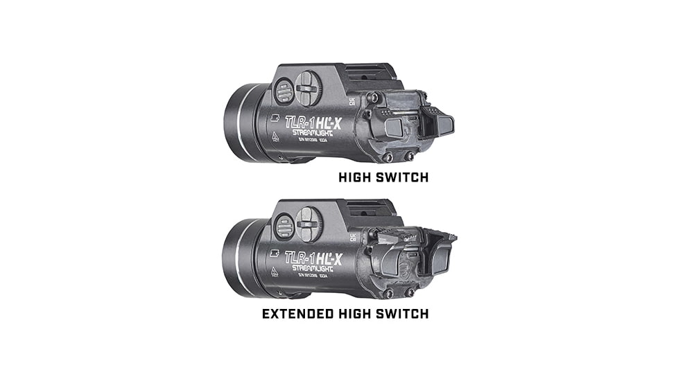 Streamlight TLR-1 HL-X Multi-Fuel, High Lumen, Rail-Mounted Tactical Light, Black, 69500