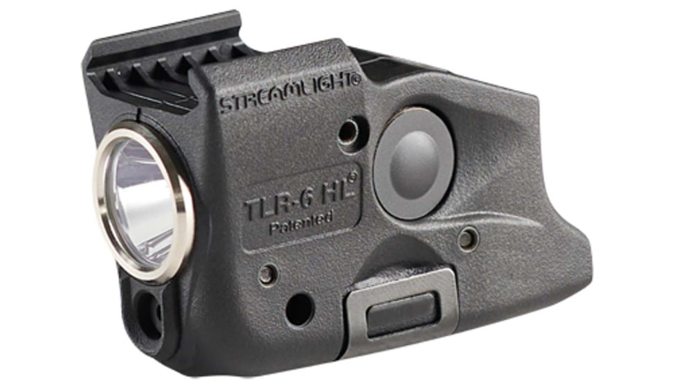 Streamlight TLR-6 HL Rechargeable Light/Laser System Weapon Light, Glock Railed Models, Red, Black, 69343