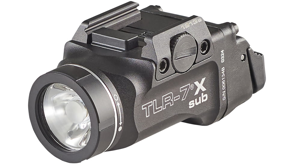 Streamlight TLR-7 X sub USB 500 Lumens Weapon Light, CR123A, Black, 1913 Short, 69407
