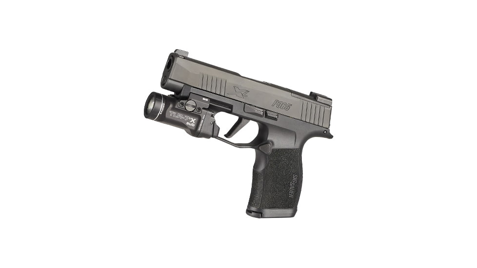 Streamlight TLR-7 X sub USB 500 Lumens Weapon Light, CR123A, Black, Sig Sauer P365/XL Closed Rail Systems, 69406