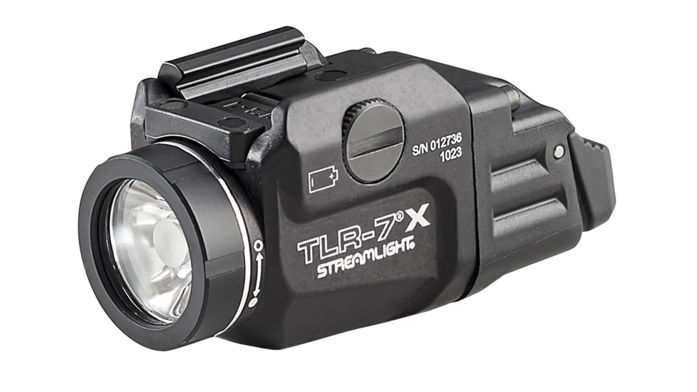 Streamlight TLR-7 X USB Multi-Fuel, Low-Profile, Rail-Mounted Light w/Interchangeable Rear Paddle Switches, Black, 69455