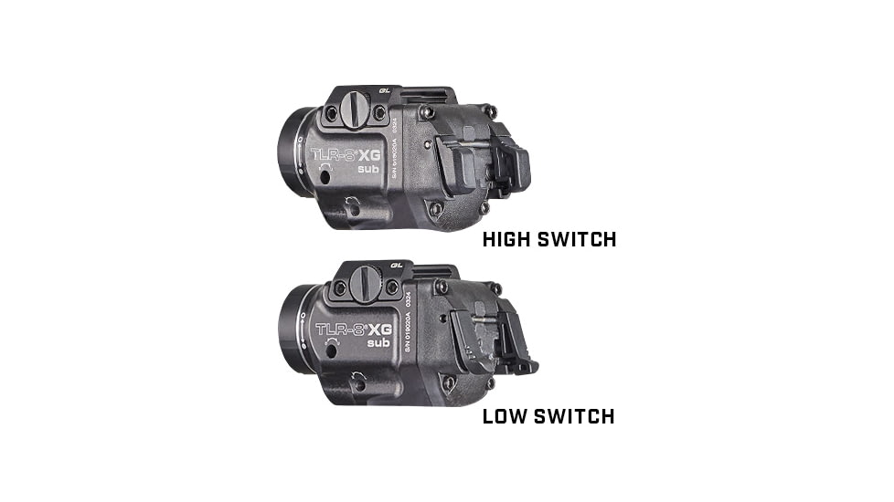 Streamlight TLR-8 G Sub For Glock 43X/48 MOS LED Weapon Light w/ Green Laser, CR123A Lithium, White, 500 Lumens, Black, 69431