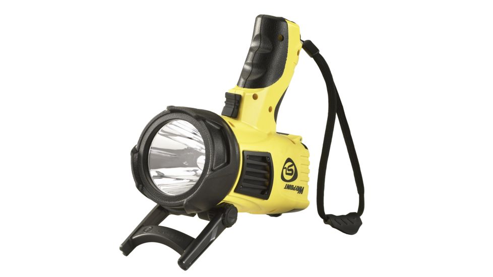 Streamlight Waypoint Pistol Grip Spotlight w/ 12V DC Power Cord and Polymer Mount, Yellow, Box Pack 44900
