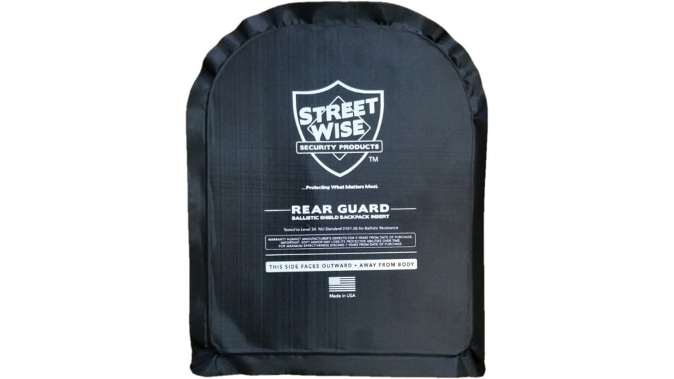 StreetWise Security Products 8x10 Rear Guard Ballistic Shie, 8x10, SWRG01US