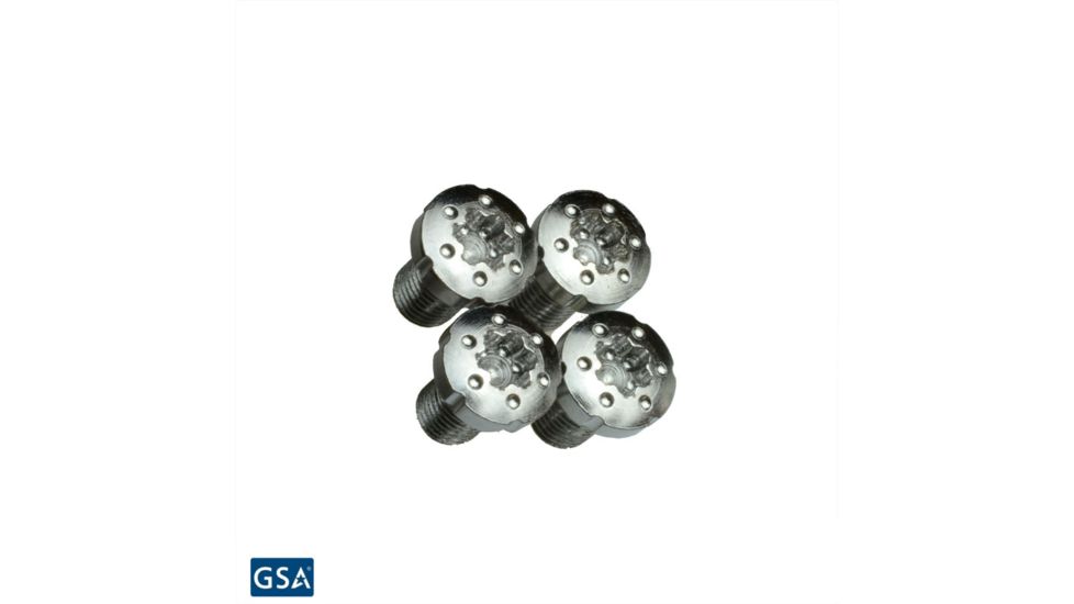 Strike Industries 1911 Torx Grip Screws/ Aisi-12L14 Steel With Chrome Coating, SI-1911TS-CC, Chrome, One Size, SI-1911TS-CC