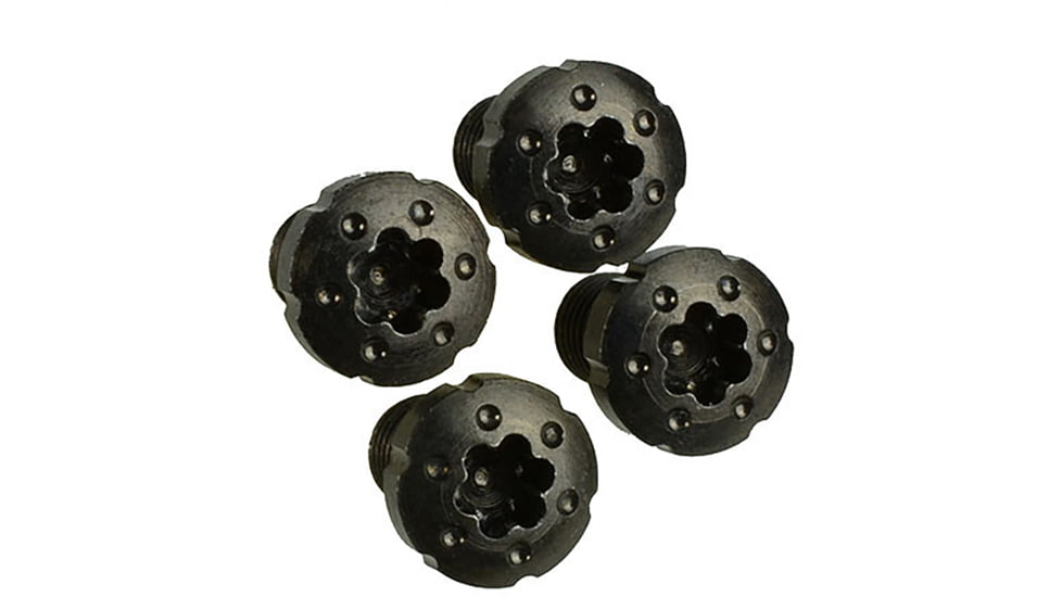 Strike Industries 1911 Torx Grip Slimline Screws/ Aisi-12L14 Steel With Black Zinc Coating, Black, One Size, SI-1911TS-BZC-Slim