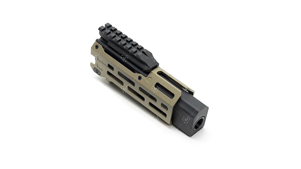 Strike Industries 6 Handguard for CZ Scorpion EVO Pistol, FDE, SI-CEVO-HG-6-FDE