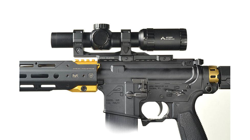 Strike Industries Adjustable Scope Mount, Black, One Size, 793811763454