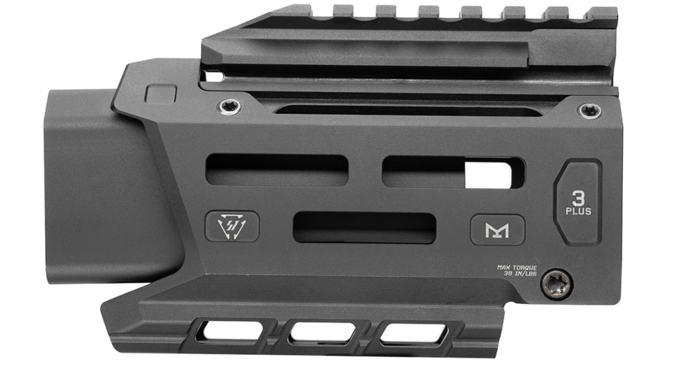 Strike Industries Aluminum Handguard for CZ Scorpion 3+ Micro, Black, SI-CEVO-3PLUS-MHG-BK