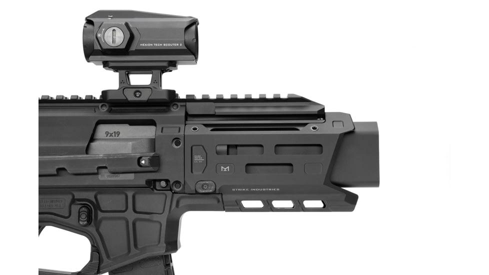 Strike Industries Aluminum Handguard for CZ Scorpion 3+ Micro, Black, SI-CEVO-3PLUS-MHG-BK, Black, One Size, SI-CEVO-3PLUS-MHG-BK