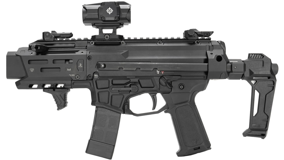 Strike Industries Aluminum Handguard for CZ Scorpion 3+ Micro, Black, SI-CEVO-3PLUS-MHG-BK