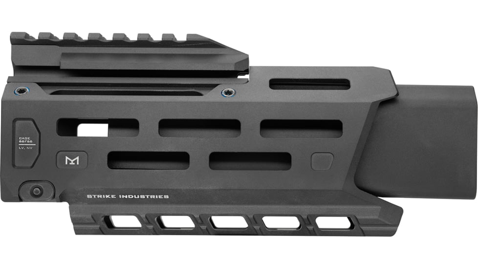 Strike Industries Aluminum Handguard for CZ Scorpion 3+ Pistol, Black, SI-CEVO-3PLUS-PHG-BK