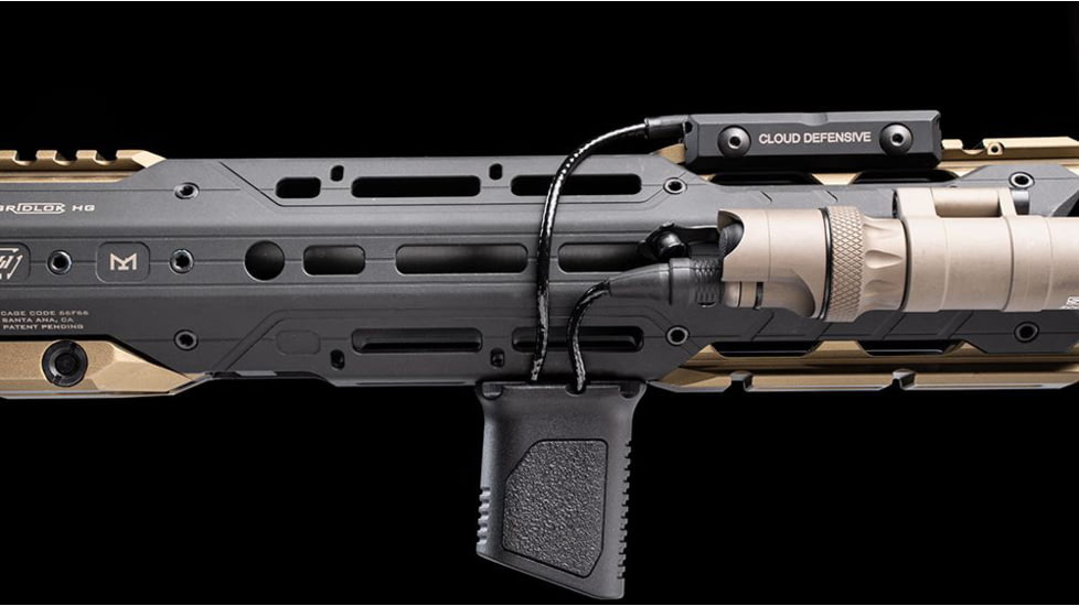 Strike Industries Angeled Grip w/Cable Management Function, Short, Black, SIARCMAGS