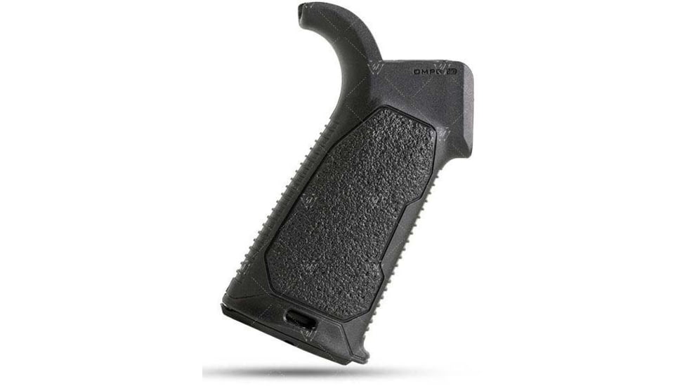 Strike Industries AR Overmolded Enhanced Pistol Grip, 25 Degree, SI-AR-OMPG-25, Black, One Size, SI-AR-OMPG-25
