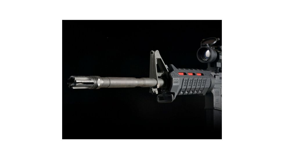 Strike Industries Carbine Length Handguard with Heat Shield, Red, SI-STRIKE-HG-CBK-RED