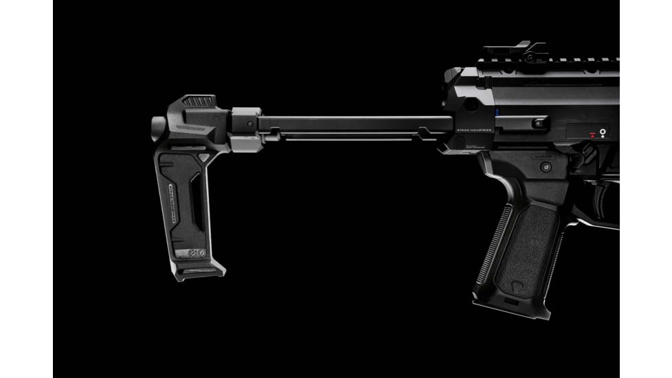 Strike Industries CZ Scorpion 3/3+ PDW Collapsible Stabilizing Brace, Black, One Size, SI-CEVO-PDW-STAB