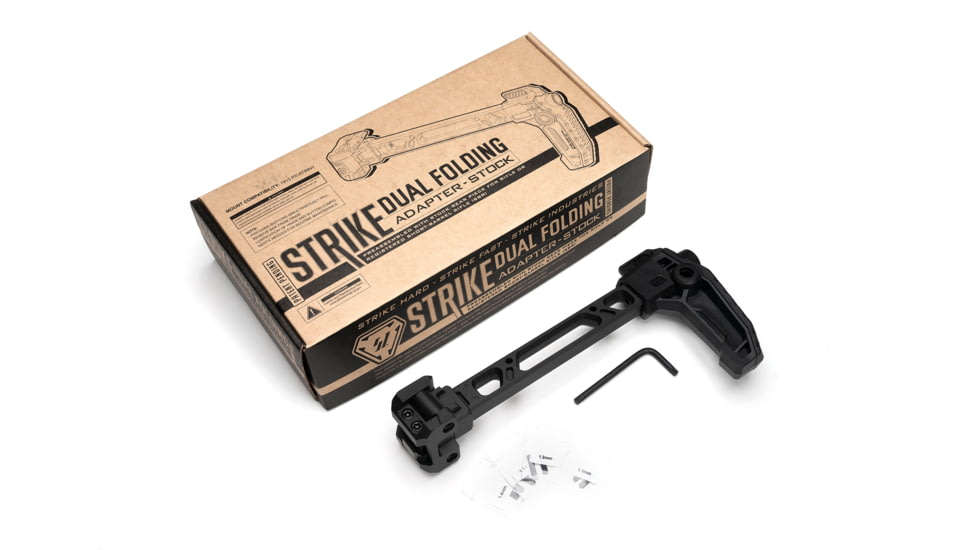 Strike Industries Dual Folder Stock, Black, SI-FSA-STOCK
