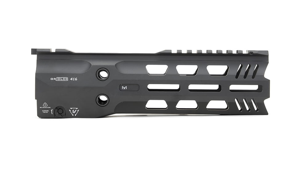 Strike Industries Gridlok 416 9in Handguard Assembly in Lightspeed Version, Picatinny, Heckler / Koch HK416, SI-GRIDLOK-416-L-9, Black, One Size, SI-GRIDLOK-416-L-9