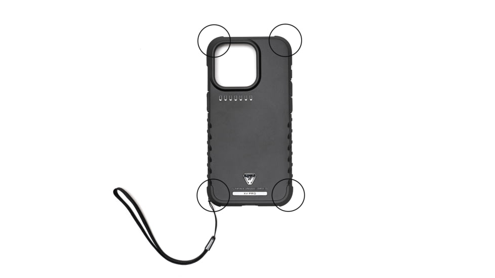 Strike Industries iPhone 15 Pro Max Case w/MagSafe, Black, SI-FPC-I15-PRO-MAX