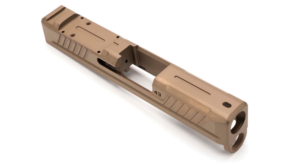 Strike Industries Liteslide, Glock G43/G43X/G48 Gen3-5, FDE, SI-G-LITESLIDE-43-FDE, FDE, One Size, SI-G-LITESLIDE-43-FDE