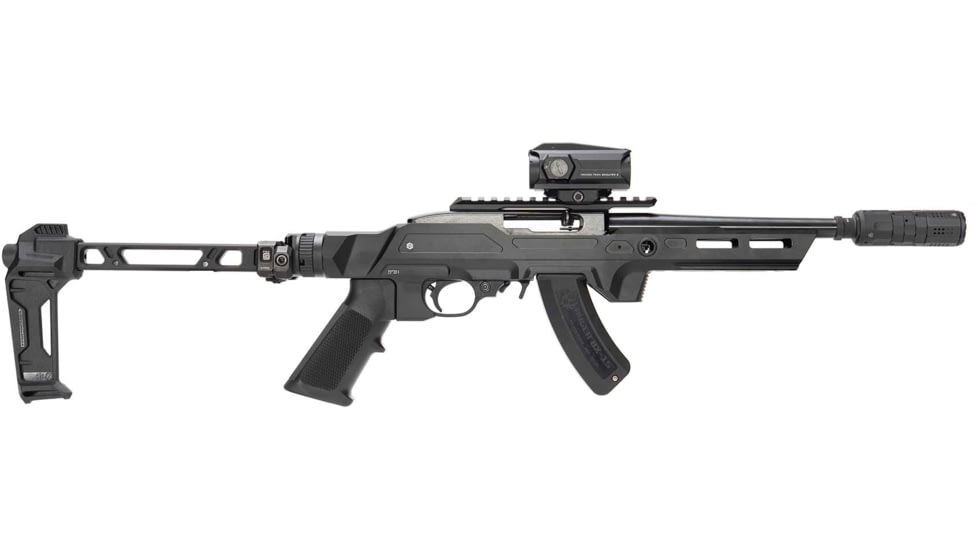 Strike Industries Ruger 10/22 Modular Rifle Chassis, Ambidextrous, Black, SI-SMC-1022-KIT-BK