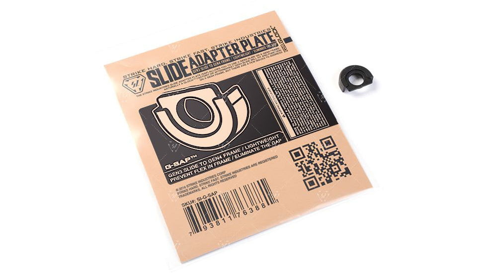 Strike Industries Slide Adapter Plate G-SAP for Glock Gen3 to Gen4, Black, One Size, SI-G-SAP-MDC