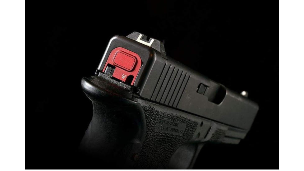 Strike Industries Slide Cover Plate, Glock GEN 1-5, V1, Anodized, SI-GSP-V1-RED, Red, One Size, SI-GSP-V1-RED