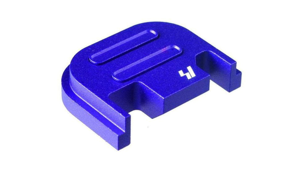 Strike Industries Slide Cover Plate, Glock GEN 1-5, V2, Anodized, Blue, One Size, SI-GSP-V2-BLU, Blue, One Size, SI-GSP-V2-BLU