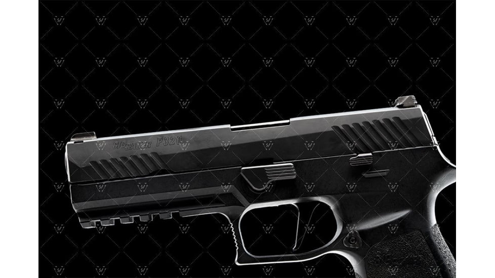 Strike Industries Strike Iron Sights for SIG Sauer P320, Standard Height, Black, One Size, SI-P320-SIGHTS-STN