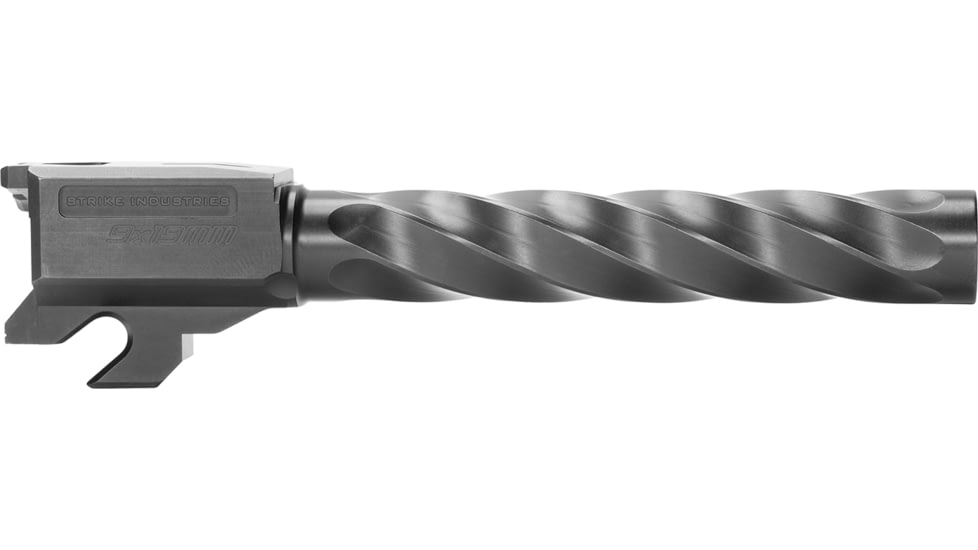 Strike Industries Strike Pistol Barrel for SIG P320, Fluted, Full Size, Black, SI-P320-BARREL-S