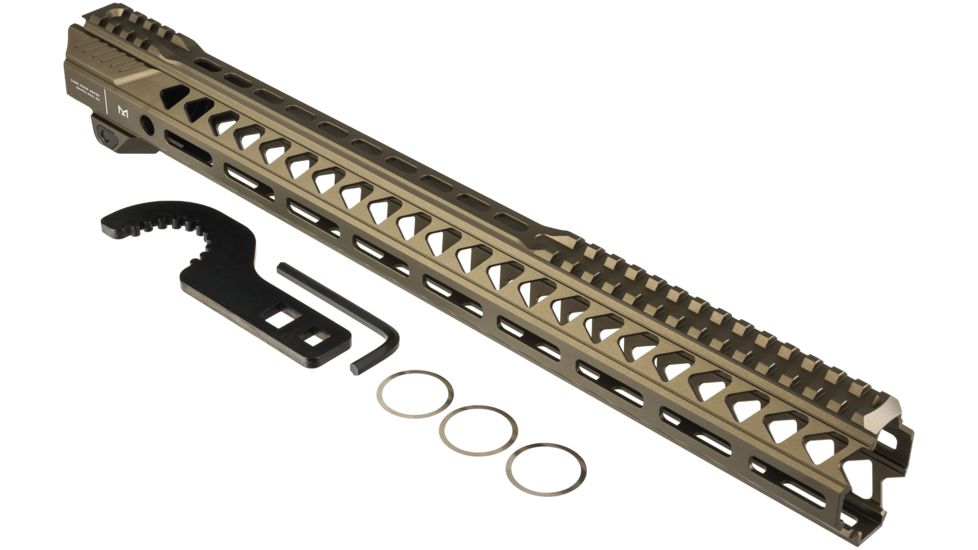 Strike Industries Strike Rail 17in Mlok Handguard Rail, FDE, SI-STRIKERAIL-17-FDE