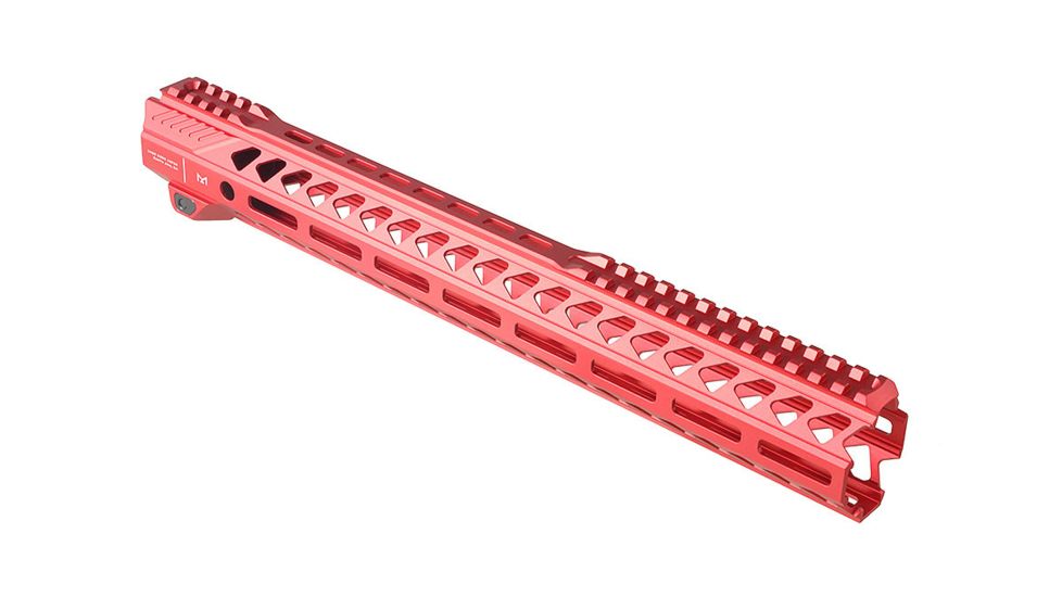 Strike Industries AR-15 M-Lok Handguard Rail, 15.5in, Red, One Size, SI-STRIKERAIL-155-RED