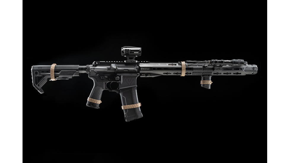 Strike Industries Strike Tactical Rubber Band - 34mm, 5-pack, FDE, One Size, SI-BANGBAND-34MM-FDE