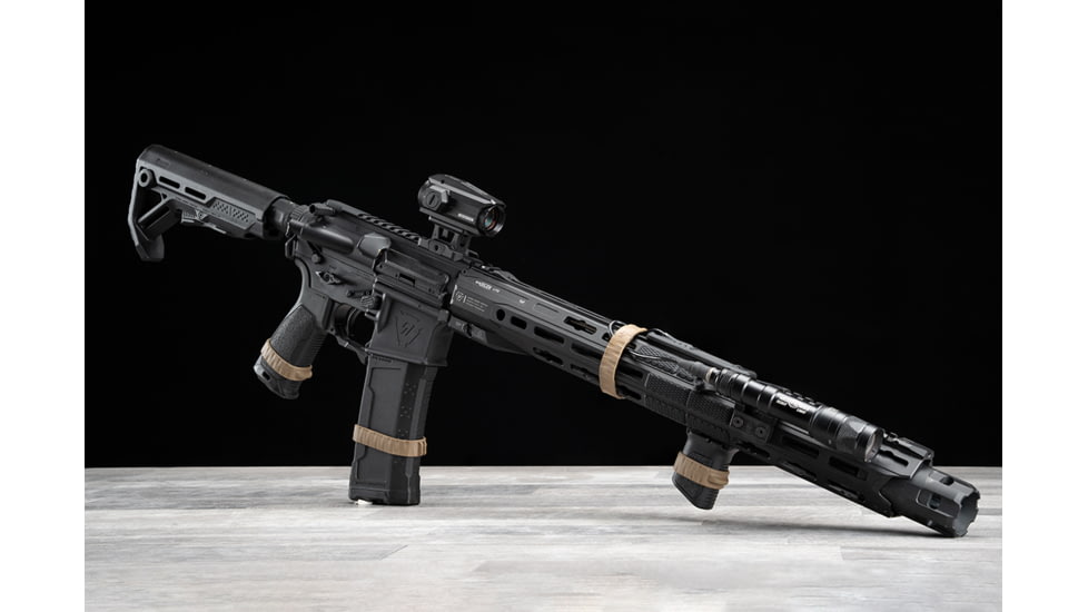 Strike Industries Strike Tactical Rubber Band - 34mm, 5-pack, FDE, One Size, SI-BANGBAND-34MM-FDE