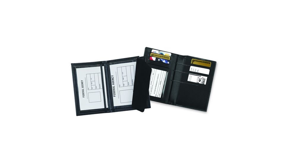 Strong Leather Company - Double Id Badge Cases With Credit Card Slots And License Window - 77850-2922