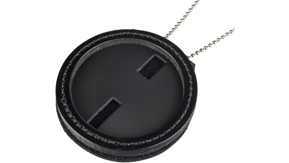 Strong Leather Company - Double Thick Recessed Badge Holder For Neck Or Belt - 80747-8282