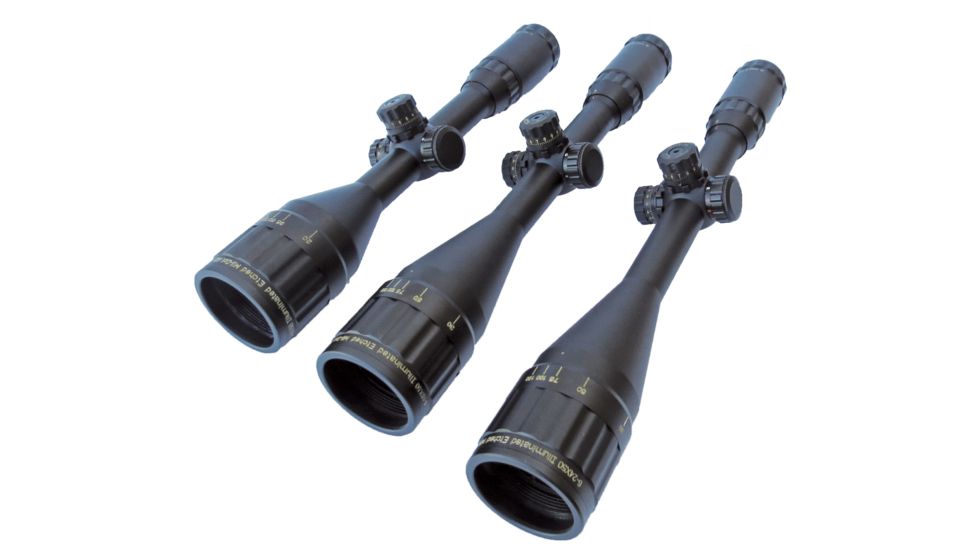Sun Optics Air Tac Rimfire  Rifle Scope 4-16X50 Locking Turrets/Ao/Ir/Fast Focus/Rd/Grn/Blue Ret, Micro Mil Dot CS8741650AO