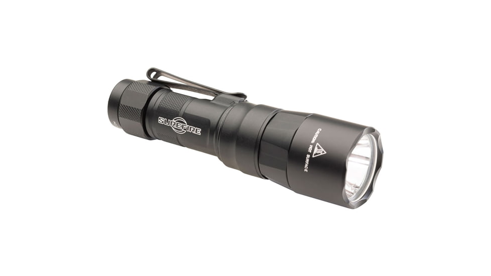 SureFire TURBO Series 18350/123 Everyday Carry Flashlight Dual-Output High-Candela LED Flashlight, Hard Anodized, EDC1-DFT-HA