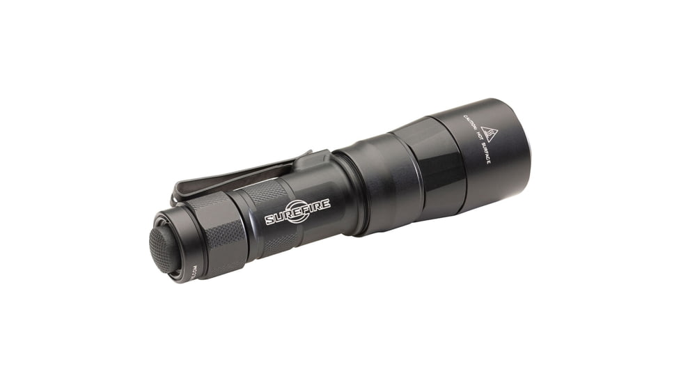 SureFire TURBO Series 18350/123 Everyday Carry Flashlight Dual-Output High-Candela LED Flashlight, Hard Anodized, EDC1-DFT-HA
