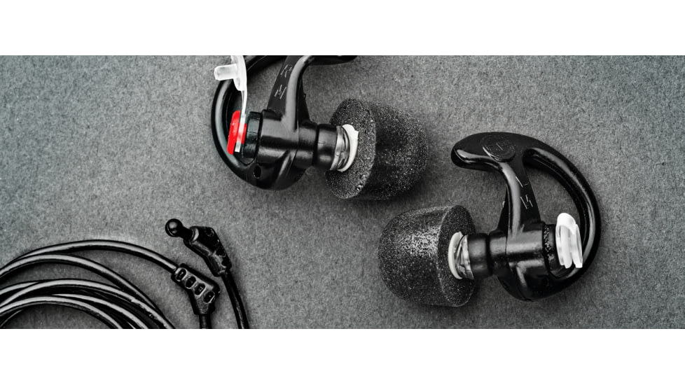 SureFire Comply Replacement Earplug Tips, Black, Medium EP7-COMPLY-ST-3MPR